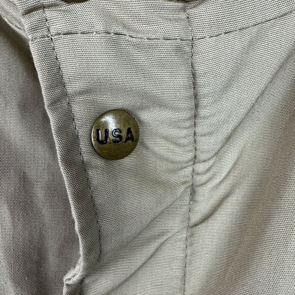 Vintage Cal Craft Insulated Jacket Adults L 42-44 Tan Lined Snap & Zip USA Made - Picture 7 of 16